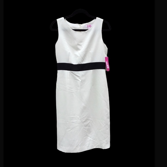 9&Co Dresses & Skirts - 9&Co Ivory/Black Lined Women’s Dress Size 6